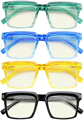 Дизайнерски очила за четене Eyekepper 4 в опаковка за Жени - Мода Ридеры голям размер