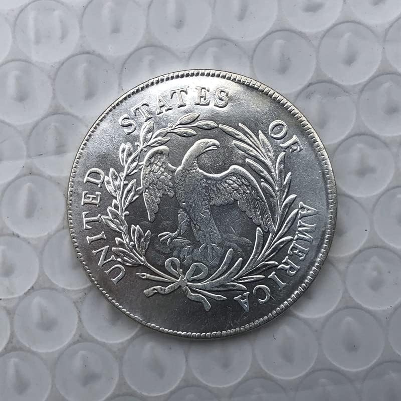1797 Американски Монети, Месинг Със Сребърно Покритие, Монети Старинни Занаяти Чуждестранни Възпоменателни Монети