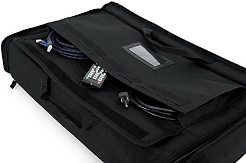 Седалките за алигатори, Мека найлонова чанта за носене, предназначени за транспортиране на LCD екрани, монитори и телевизори с размер на екрана от 27до 32 (G-LCD-TOTE-MD)