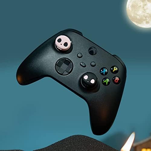 GeekShare Сладки дръжки за палеца на контролера на Xbox One, Меки Силиконови Облицовки за палците, Комплект Протези, Съвместим с