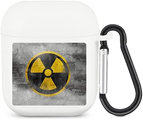 Калъф с Принтом Символ на ядрен реактор с Брелоком за Apple AirPods 1 2 Защитни Силиконови Аксесоари За Зареждане