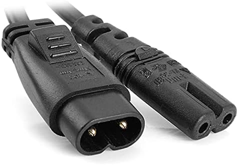 кабелен кабел IEC 320 Фигура 8 Конектор C8 до 3X Гнездовому Разветвителю C7 захранващ Адаптер за захранване 1 вход изход 3