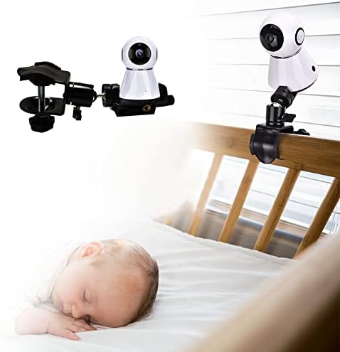 Закопчалка за Бебефони и радионяни DaMohony, Универсален Регулируем Държач Камерата за Бебета, Въртящи се На 360 Градуса Постоянна Скоба за закрепване на камерата към л?