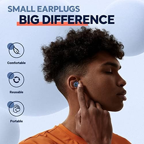 Висококачествени тапи за уши за концерта - 3 двойки Музикални беруш за защита на слуха намаляване на шума, намаляване на шума, 23