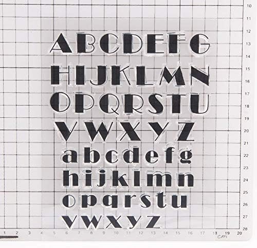 Arrietty Главни букви Азбуки с малки Букви Букви ABC, ABC Прозрачни Печати за Направата на Картички, Бижута и САМ Scrapbooking
