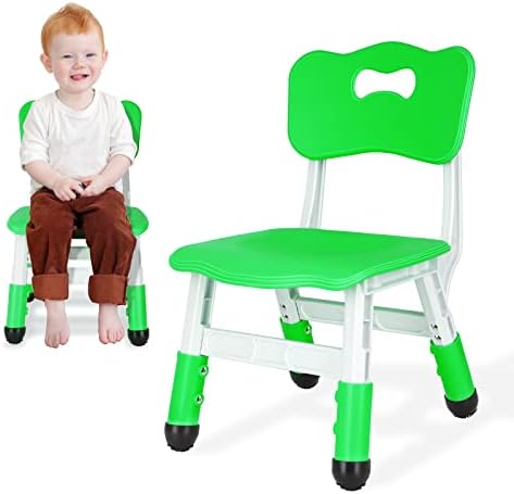 Детски стол JIAOQIU, Регулируем По Височина Стол за Деца, Максимална такса от £ 220, Пластмасов Стол За вътрешна и Външна употреба,