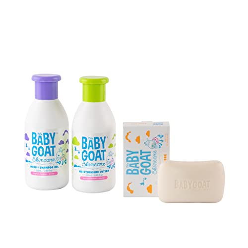 The Baby Коза Skincare - Натурален и органичен Лосион от чисто козе мляко За новородени и бебета, За овлажняване на кожата и подобряване