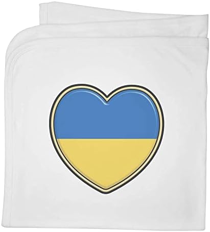 Детско Памучно одеало/Шал Azeeda 'Ukraine Heart' (BY00028004)
