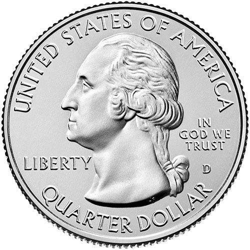 D BU Форт Моултри-Национален паметник на Форт sumter са, NP Quarter Choice, Не Обращающийся монетен двор на САЩ