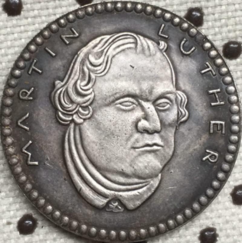Немски монети 1921 Г., Медна, със сребърно покритие, Старинни Монети, Монета Събиране на ръчно изработени, подлежащи на выдуванию