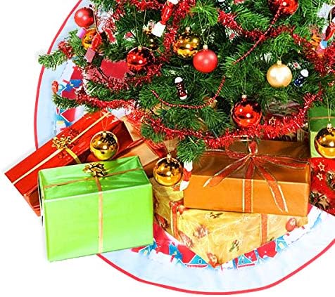 SOIMISS 1бр Мода Креативна Коледно Дърво Пола Килим Коледни Печатни Украса