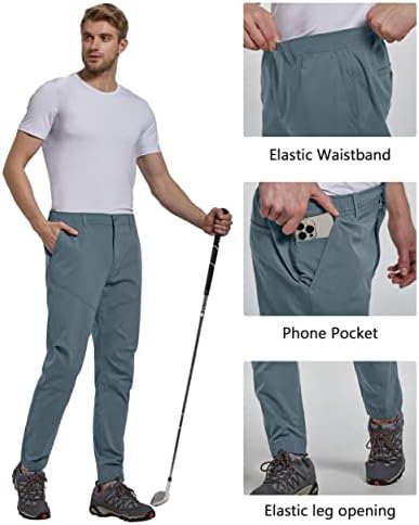 Куршум мъжки туризъм Чино пътеки тънък Fit участък работа зауженные панталони с шлевками свободно cut Голф бягане