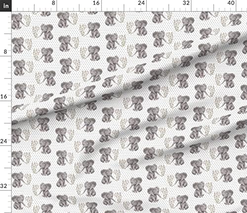 Кърпа за слонче - Цвете на ivanka dimitrova в грах (RFS) - Детски, за което доведе сираци слоновете, скъпа памучен плат [Деним, двор]