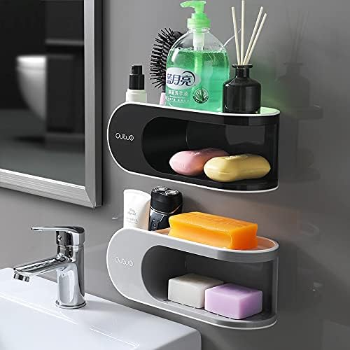 YZX Двупластова Сила Поставка за сапун, Сливная препарат за съдове за Тоалетна, сапун На Присоске за Баня, сапун