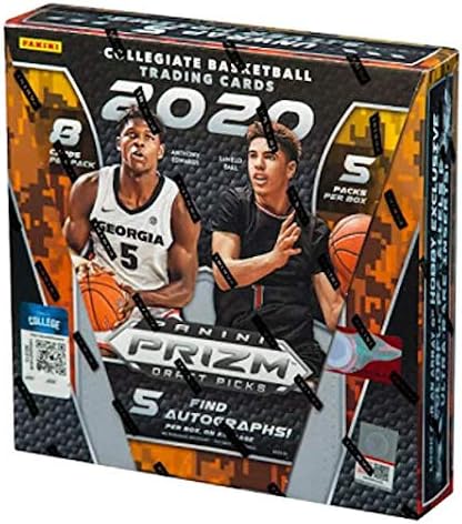 Избор на драфте колеж Панини Prizm 2020/21 Баскетболно кутия ЗА ХОБИ (5 точки /bx)
