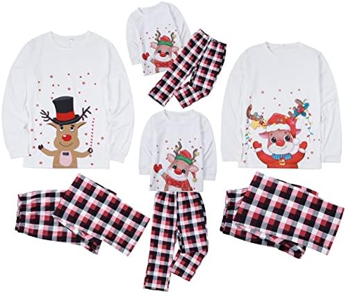 Семеен Пижами DIYAGO Кошмарът преди Коледа, Същите тениски с дълъг ръкав и Панталони, Празнична Пижами, Забавен Комплект за Почивка