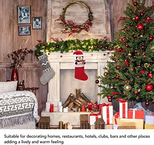Коледен Декор под формата на Пилипана, Коледни Чорапи,Коледни Чорапи,Старомодна Коледен Декор,за Елхи, Нощни Окачен Медальон, Празнична