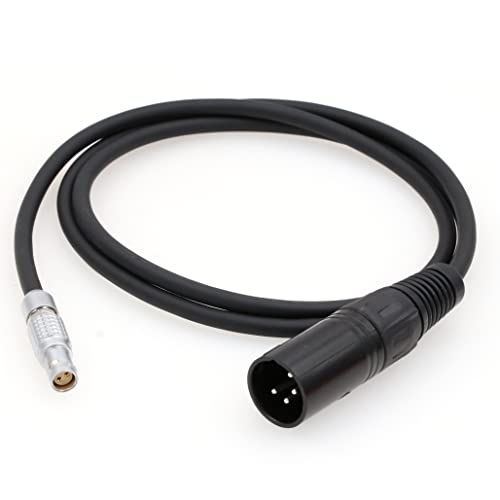 Захранващ кабел DRRI с 2-пинов конектор и 4-пинов XLR конектор за камера Red Komodo 4K 6K (директен 2P)