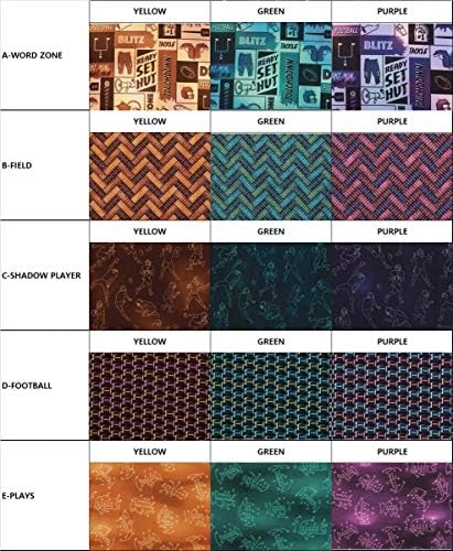 COTTONVILL EMANON Football Мача 20 БРОЙ памучна тъкан, за капитониране с принтом (рязане, една четвърт от 15 бр.)