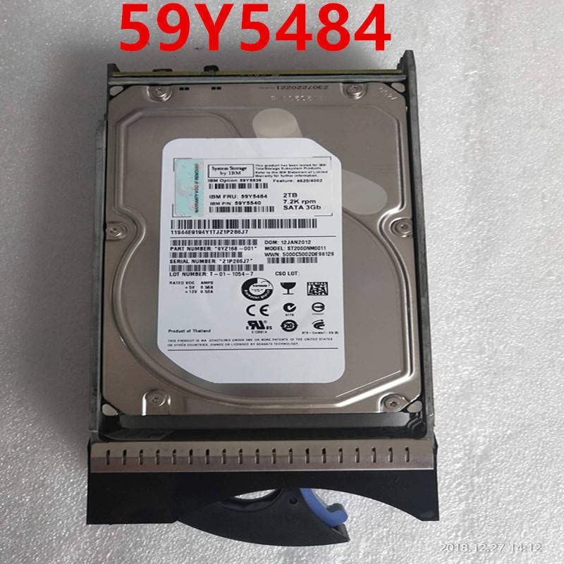 Средно твърд диск за DS4700 5020 2 TB 3,5 , SATA, FC 64 MB 7200 об/мин за вътрешен твърд диск, за сървърен твърд диск за 59Y5536