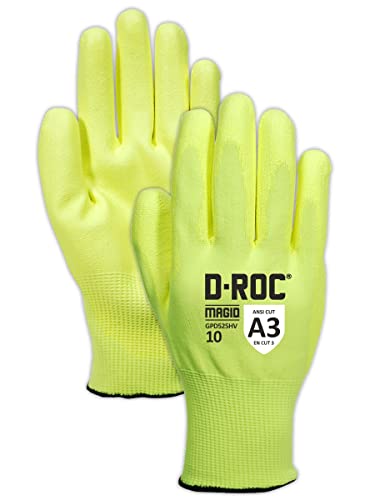 Ръкавици MAGID D-ROC DuraBlend с антиоксидантна полиуретанова боя с покритие за дланите, Размер 12 (72 двойки)