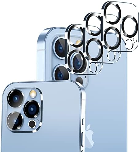 Защитно фолио за обектива на камерата ORIbox за iPhone 12 Pro, 3 опаковки протектори, изработени от закалено стъкло за обектива на камерата, устойчиво на надраскване