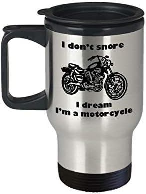Аз не Храплю, ми се привижда, че аз съм моторист, новост, чаша за пътуване от неръждаема стомана, 14 мл, чаша за любителите на мотоциклети,