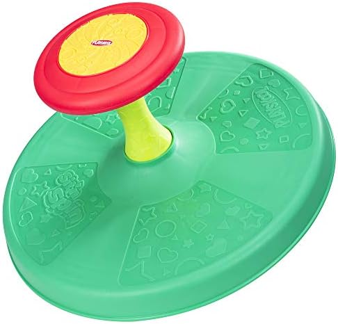 Класическа въртящата играчка Playskool Sit 'n Spin за деца над 18 месеца (изключително на ), многоцветен
