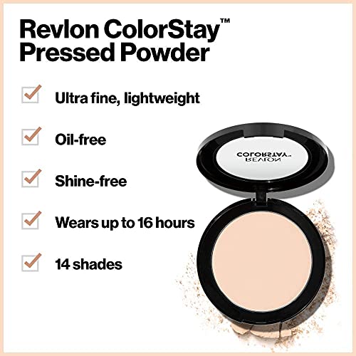 Пудровая основата е от Revlon ColorStay Face Makeup, Устойчиви, Без масла, Ароматизатори, Некомедогенная, Слонова кост (110)