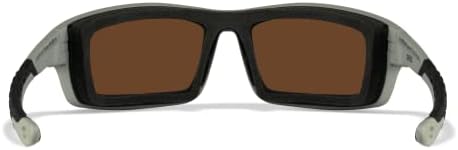Поляризирани слънчеви очила Wiley X WX Grid Пленява Защитни очила за мъже и жени, за Защита на очите от ултравиолетови лъчи за стрелба