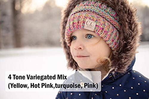 Весел Джанкет За деца, Детска Зимна шапка-Бини от Ребрена плетени, за бебета