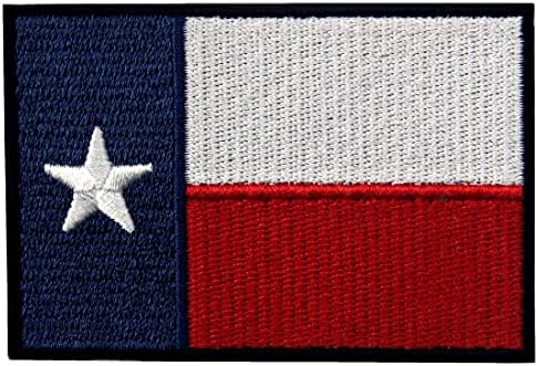 EmbTao Бродирана Апликация на Хартата на щата Тексас, Закопчалката на една Кука и Контур, Нашивка с Емблемата на щата Тексас