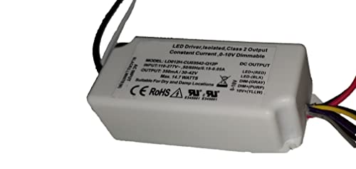 110-277 Волта променлив ток е от 30 до 42 vdc | Led драйвер за постоянен ток с мощност 14,7 W с регулиране на яркостта