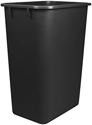 Голяма кошница за боклук Storex 15,5 x 11 x 20,75 инча, черен (STX00700U01C)