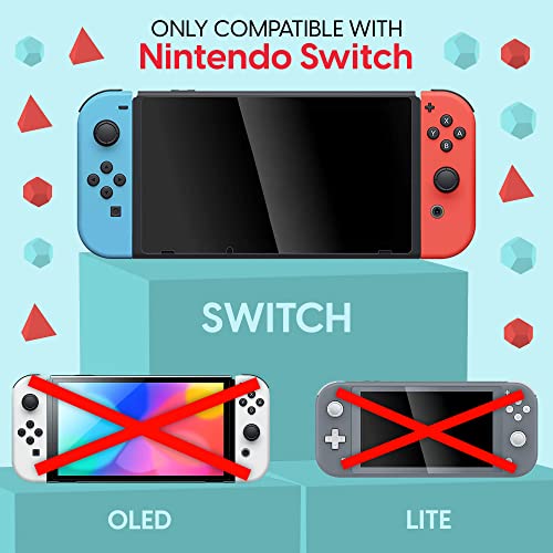 Защитно фолио TALK WORKS, съвместими с Nintendo Switch Lite - Устойчиви на надраскване, напукване и счупване - Ультратонкое закалено стъкло за сензорен екран с висока разделителн