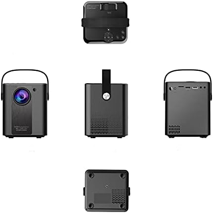 Мини проектор KXDFDC P500 за смартфон, Преносим за Домашно кино, Пълна 1080P видео проектор за домашно забавление (Размер: версията