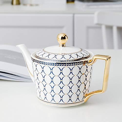 GPPZM Чайника Керамични Чай Чайник Огнеупорни Заварочный Буйуар кана за Кафе от Чаши за Кафе, Чаши Златна Дръжка