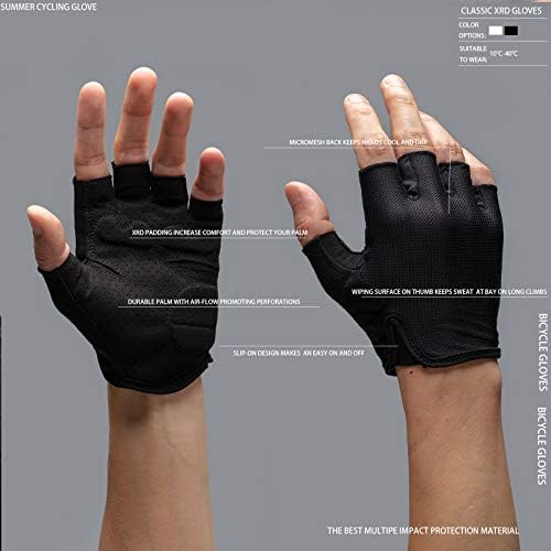 Ръкавици за Колоездене DUEECO, Велосипедни Ръкавици, Велосипедни Ръкавици, Ръкавици за Планински Велосипед -против хлъзгане Амортизационен XRD Меки Дишащи Ръкавици за