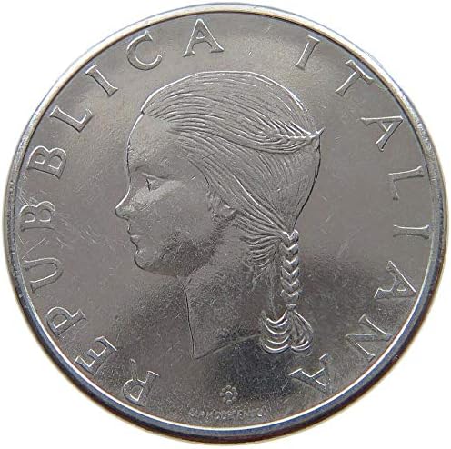 Италианска монета от 100 лири на Крава, 1979 година, диаметър 28 мм