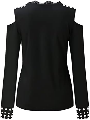 Пуловер за Жени, Ризи Y2K, Потници, Блузи с дълъг Ръкав, Есенни Блузи, Есенни Модни Блузи, Блузи-скок, Просто Облекло за Почивка