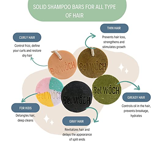 BEL WOCH натурален органичен шампоан с розмарин за всички типове коса, подхранва, стимулира растежа и придава естествен блясък, не съдържа парабени, фосфати и сулфати