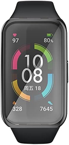 AWADUO за Huawei Band 6 Защитен Калъф all inclusive, Смарт часовници от TPU, Прозрачен Защитен Калъф за Huawei Band 6 Pro, Band