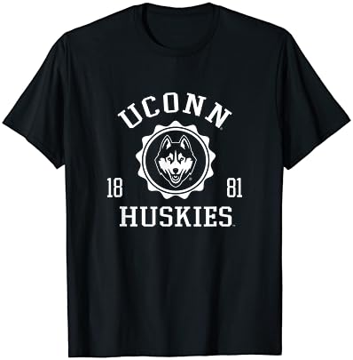 Официално Лицензирана Тениска с надпис Connecticut Huskies Печат