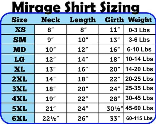 Mirage Pet Products 20-Цолови Тениски с Трафаретным принтом за дегустация на бисквитка за домашни любимци, 3 големи размери, светло