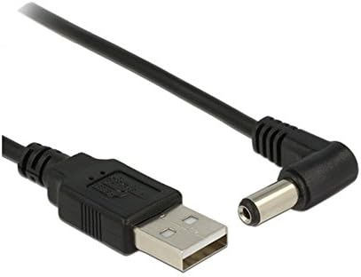 80 см USB 2.0 A Вида на куплунга, а под прав ъгъл от 90 градуса 5,5x2,1mm DC 5 v захранващият кабел Конектор за зареждане