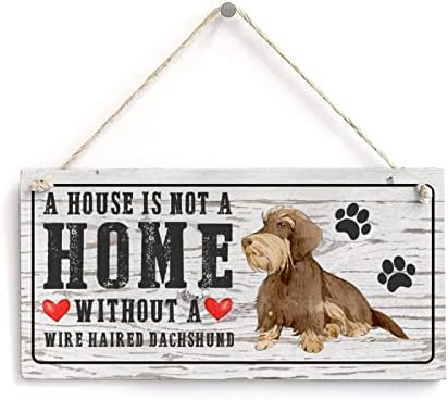 Любители на кучета-Цитат Знак Пудел Къща Не е Къща Без Куче Забавен Дървен Знак на Кучето плака за Кучета, Селска Къща Знак 8x16