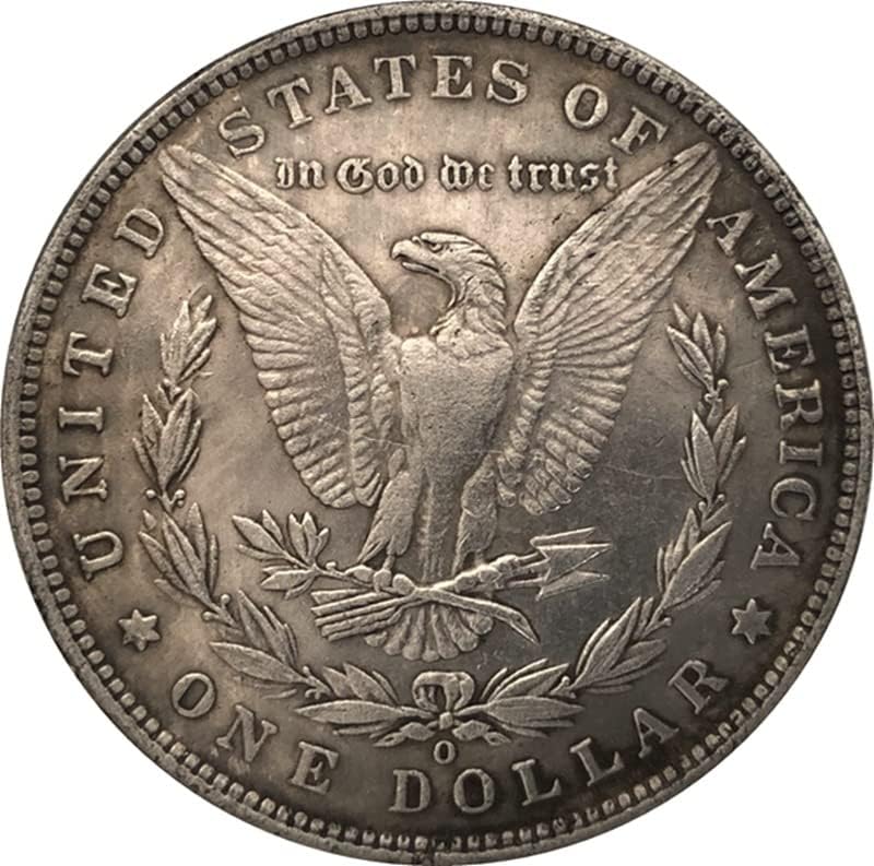 QINGFENG 38 ММ Антични Сребро Доларова Монета Американски Морган Скитник Монета 1895O Занаят 44