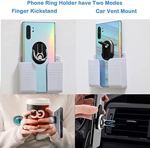 Притежателят на пръстена за телефон Coyoleoeo, въртящи се на 360 °, на Притежателя на пръстена за телефон за мобилен телефон с държач