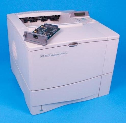 Лазерен принтер HP C8050A Laserjet 4100N 25PPM 1200DPI