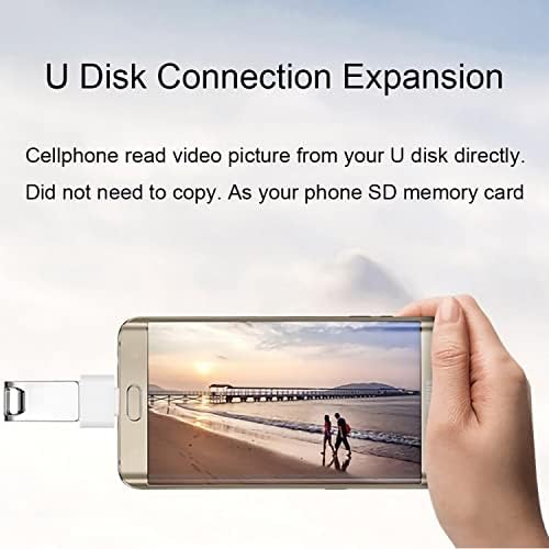 USB Адаптер-C Female USB 3.0 Male (2 опаковки), който е съвместим с вашите Xiaomi Pocophone F2 Pro ви позволява да добавяте допълнителни